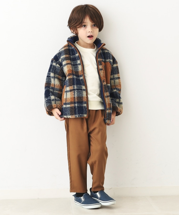 ザ ショップ ティーケー（キッズ）(THE SHOP TK(Kids))の【100-150】ボアブルゾン/お家で洗える5