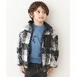 ザ ショップ ティーケー（キッズ）(THE SHOP TK(Kids))の【100-150】ボアブルゾン/お家で洗える チャコールグレー(214)