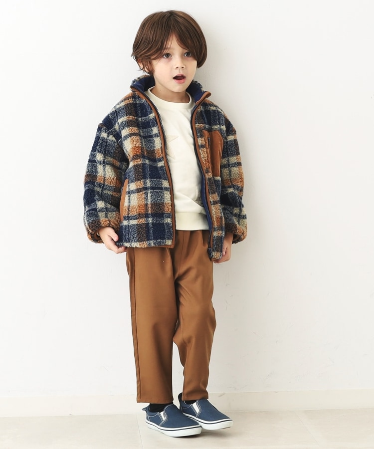 ザ ショップ ティーケー（キッズ）(THE SHOP TK(Kids))の【110-150】タックチェックパンツ/お家で洗える3