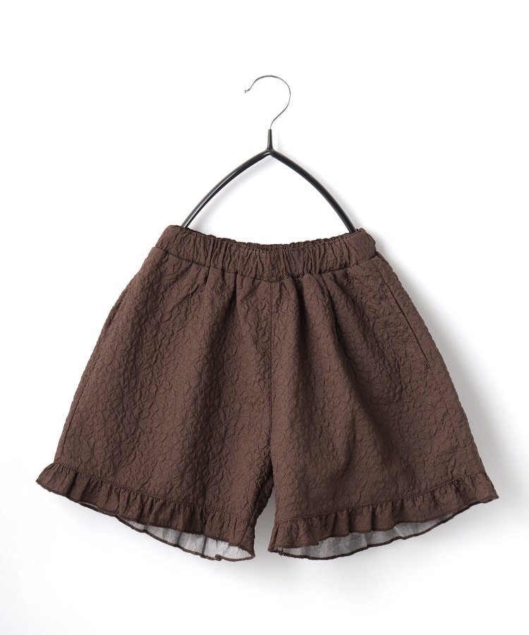 ザ ショップ ティーケー（キッズ）(THE SHOP TK(Kids))の【110-150】ぽこぽこキュロットパンツ ブラウン(043)