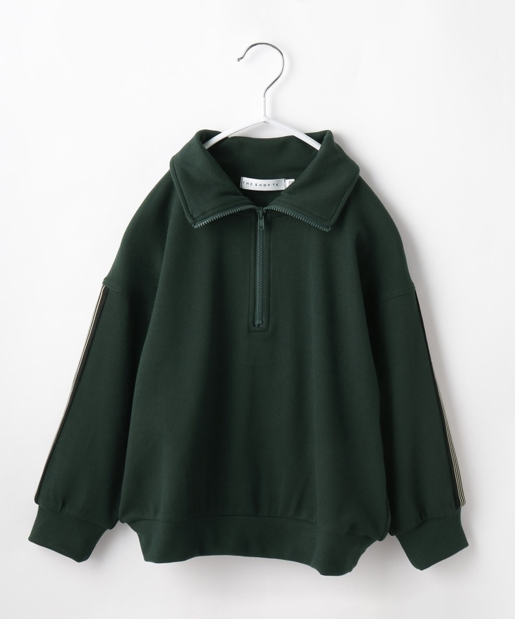 ザ ショップ ティーケー（キッズ）(THE SHOP TK(Kids))の【110-150】ラインテープハーフジップフリースプルオーバー28