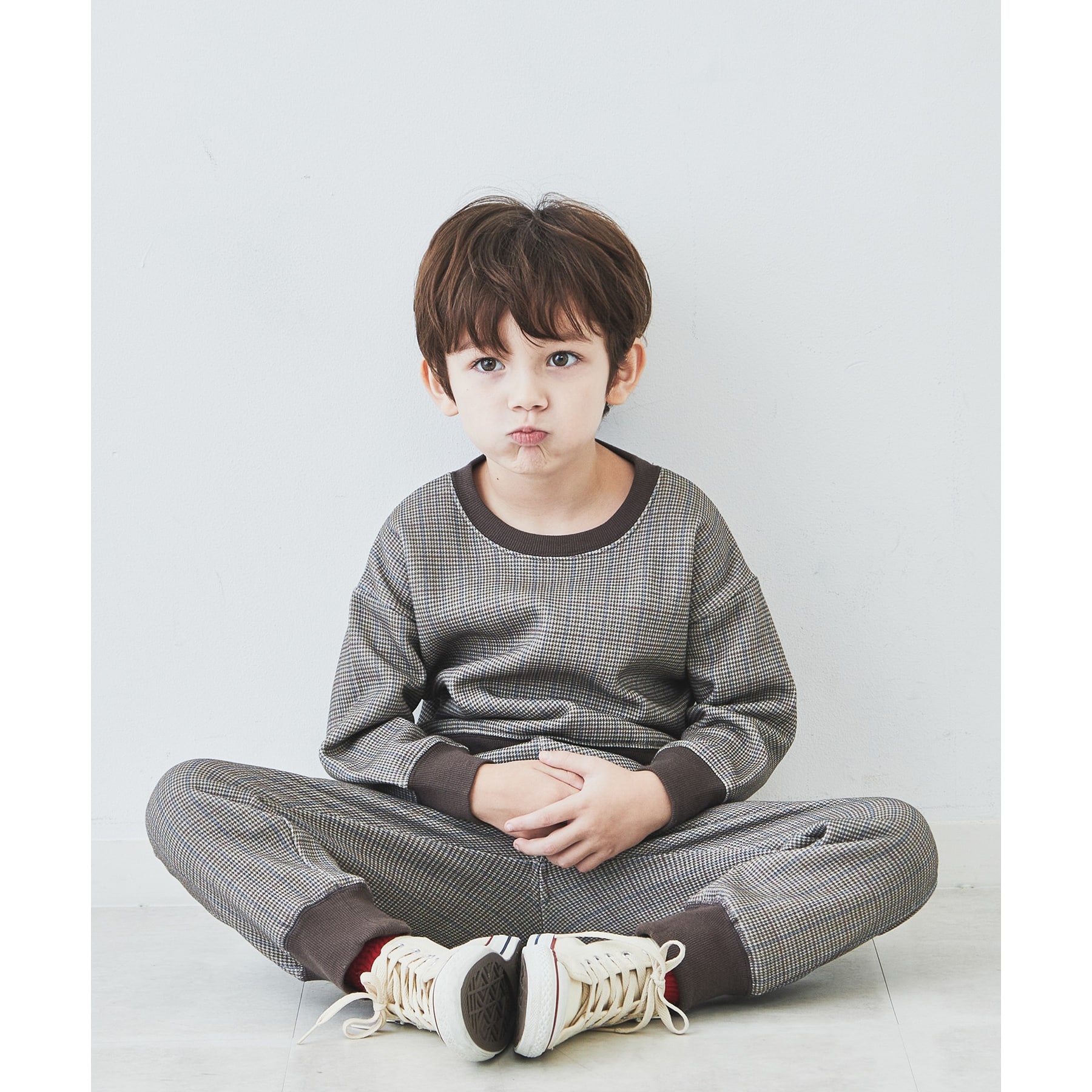 ザ ショップ ティーケー（キッズ）(THE SHOP TK(Kids))の【100-140】ふわふわ柄裏起毛プルオーバー1