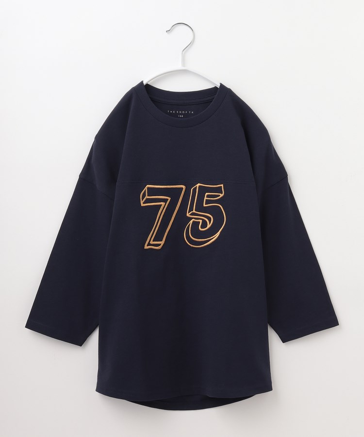 100-140】USAコットン☆七分袖刺繍Tシャツ（Ｔシャツ） | THE SHOP TK 