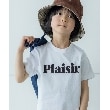 ザ ショップ ティーケー（キッズ）(THE SHOP TK(Kids))のUSAコットン★半袖ロゴプリントTシャツ オフホワイト(003)