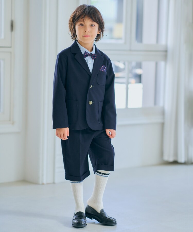 ザ ショップ ティーケー（キッズ）(THE SHOP TK(Kids))の【110-130/4点セット/七五三/セレモニー】セットアップ 蝶ネクタイタイプ11