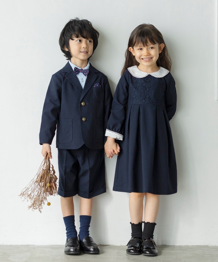 ザ ショップ ティーケー（キッズ）(THE SHOP TK(Kids))の【110-130/4点セット/七五三/セレモニー】セットアップ 蝶ネクタイタイプ8