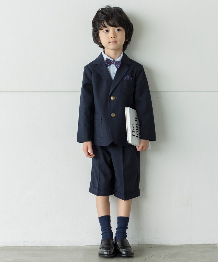 ザ ショップ ティーケー（キッズ）(THE SHOP TK(Kids))の【110-130/4点セット/七五三/セレモニー】セットアップ 蝶ネクタイタイプ3