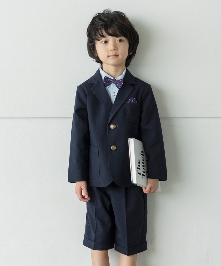 ＜WORLD＞ THE SHOP TK(Kids)(ザ ショップ ティーケー（キッズ）) 【110-130/4点セット/七五三/セレモニー】セットアップ 蝶ネクタイタイプ