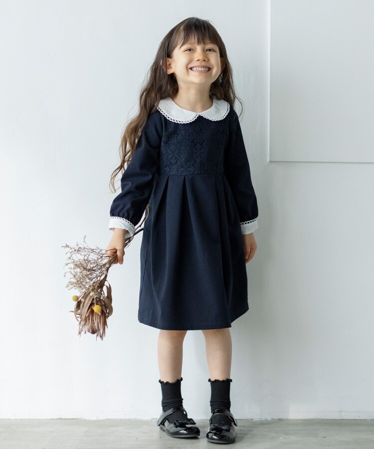 ザ ショップ ティーケー（キッズ）(THE SHOP TK(Kids))の【110-130/4WAY/七五三/セレモニー】ワンピース ネイビー(093)