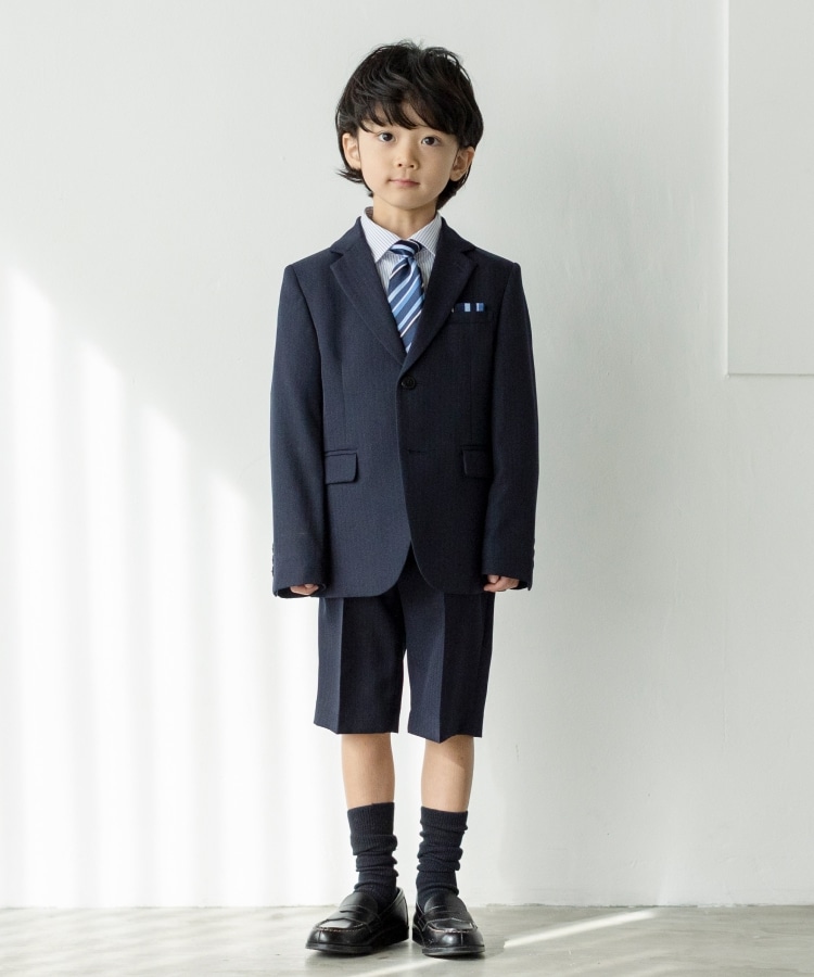 ザ ショップ ティーケー（キッズ）(THE SHOP TK(Kids))の【120-130/4点セット/七五三/セレモニー】セットアップ ネクタイタイプ7