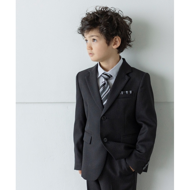 ザ ショップ ティーケー（キッズ）(THE SHOP TK(Kids))の【120-130/4点セット/七五三/セレモニー】セットアップ ネクタイタイプ スーツセット