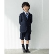 ザ ショップ ティーケー（キッズ）(THE SHOP TK(Kids))の【120-130/4点セット/七五三/セレモニー】セットアップ ネクタイタイプ ネイビー(093)