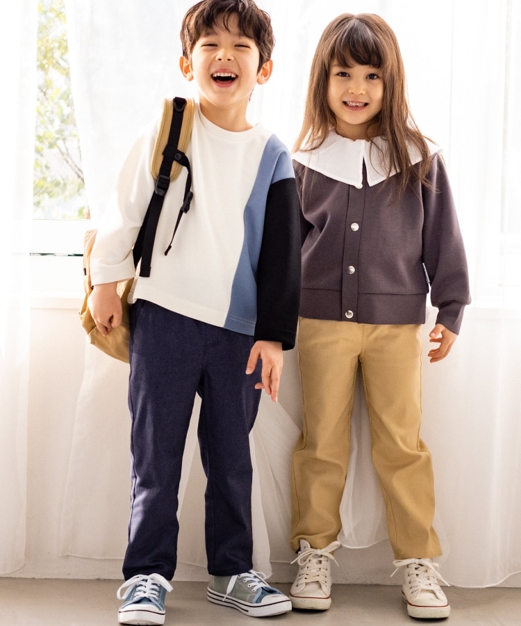 ザ ショップ ティーケー（キッズ）(THE SHOP TK(Kids))の【100-140/シンプル】のび～るパンツ16