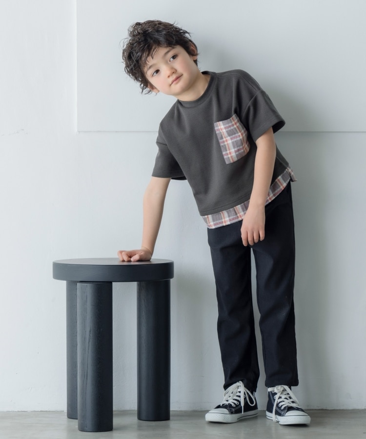 ザ ショップ ティーケー（キッズ）(THE SHOP TK(Kids))の【100-140/シンプル】のび～るパンツ2