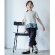 ザ ショップ ティーケー（キッズ）(THE SHOP TK(Kids))の【110-150】スラブストレッチクロップドパンツ10