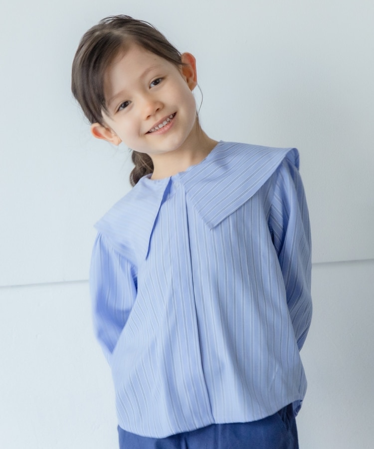 ザ ショップ ティーケー（キッズ）(THE SHOP TK(Kids))の【110-150】セーラーえりブラウス4