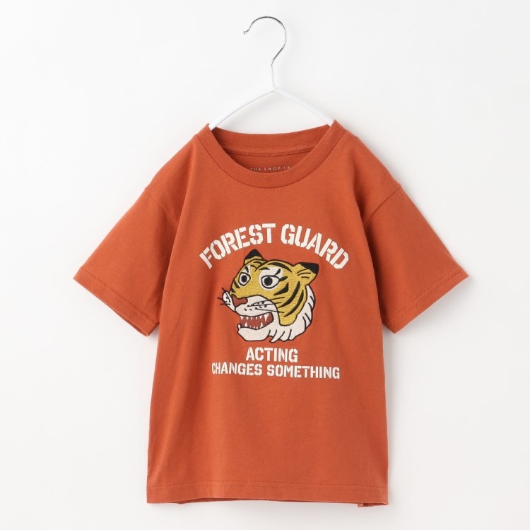 ザ ショップ ティーケー（キッズ）(THE SHOP TK(Kids))の【110-150】アニマル刺繍グラフィックTシャツ Ｔシャツ