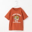 ザ ショップ ティーケー（キッズ）(THE SHOP TK(Kids))の【110-150】アニマル刺繍グラフィックTシャツ オレンジ(067)