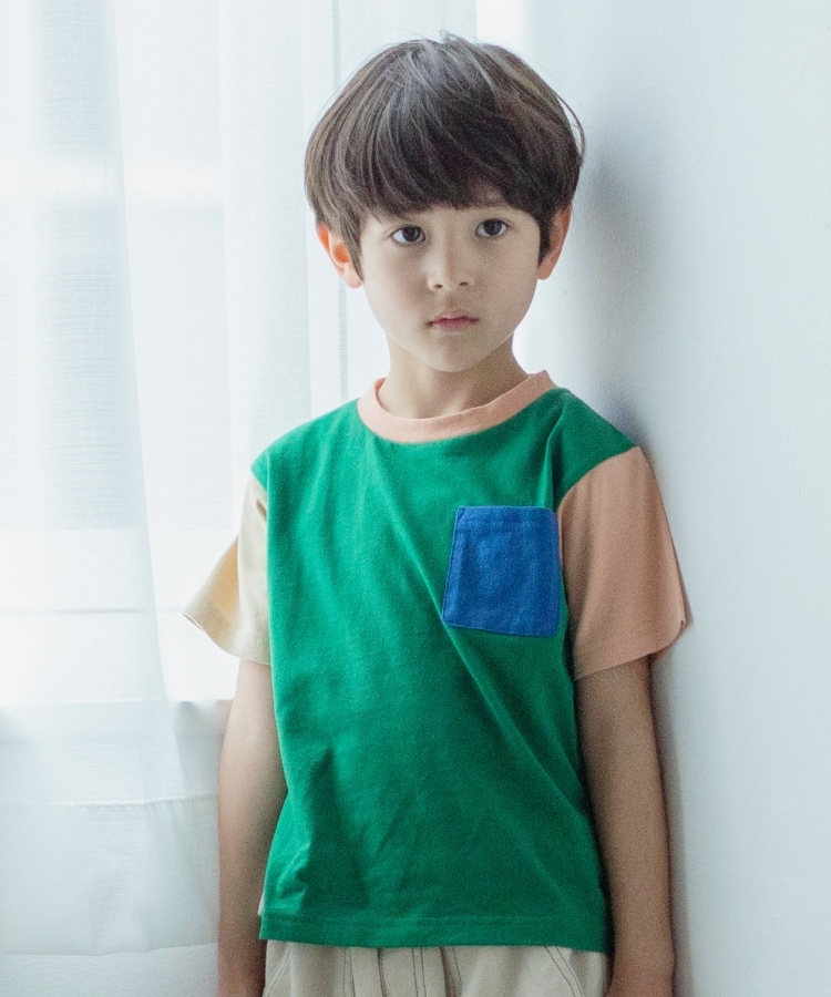 ザ ショップ ティーケー（キッズ）(THE SHOP TK(Kids))の【100-140】カラーブロック半袖Tシャツ5