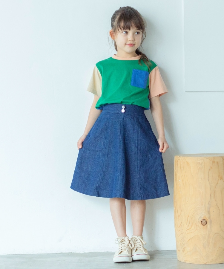 ザ ショップ ティーケー（キッズ）(THE SHOP TK(Kids))の【100-140】カラーブロック半袖Tシャツ11