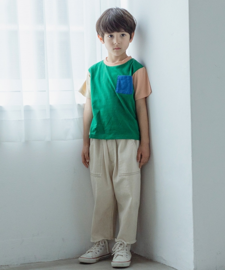 ザ ショップ ティーケー（キッズ）(THE SHOP TK(Kids))の【100-140】カラーブロック半袖Tシャツ7