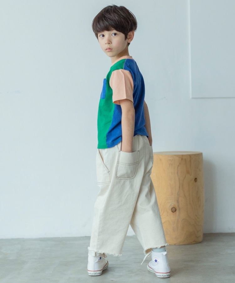 ザ ショップ ティーケー（キッズ）(THE SHOP TK(Kids))の【100-140】カラーブロック半袖Tシャツ8