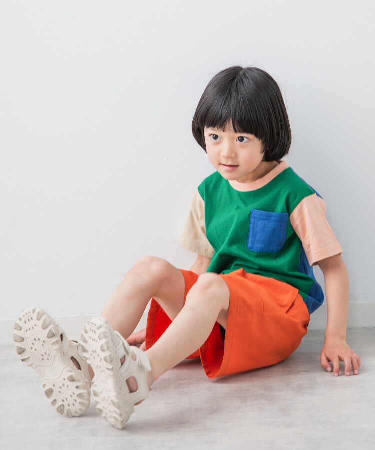 ザ ショップ ティーケー（キッズ）(THE SHOP TK(Kids))の【100-140】カラーブロック半袖Tシャツ3