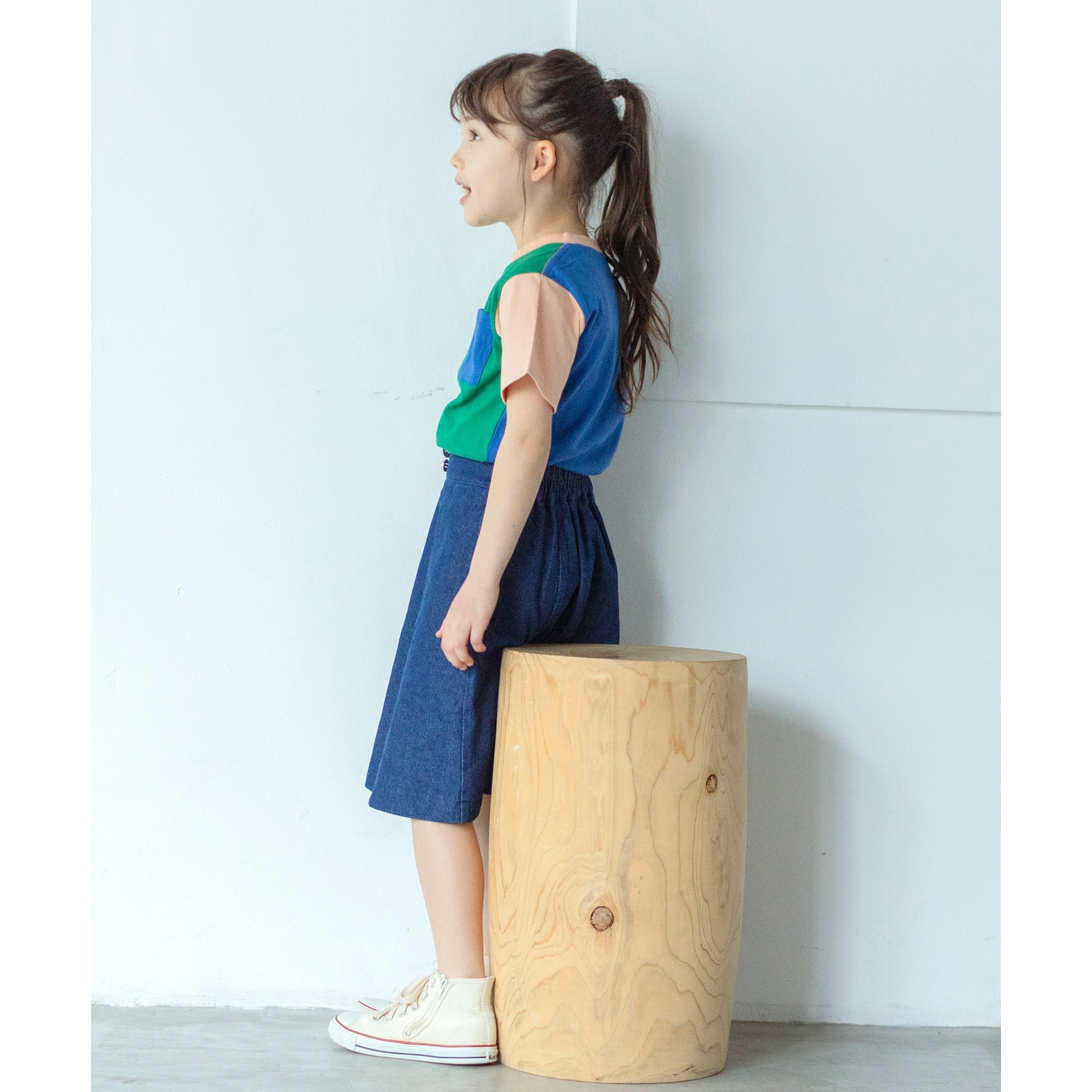 ザ ショップ ティーケー（キッズ）(THE SHOP TK(Kids))の【100-140】カラーブロック半袖Tシャツ12