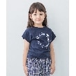 ザ ショップ ティーケー（キッズ）(THE SHOP TK(Kids))の【100-140】フロントモチーフTシャツ ネイビー(093)