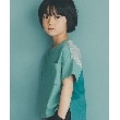 ザ ショップ ティーケー（キッズ）(THE SHOP TK(Kids))の【100-140】ストライプドッキングTシャツ ライトグリーン(021)