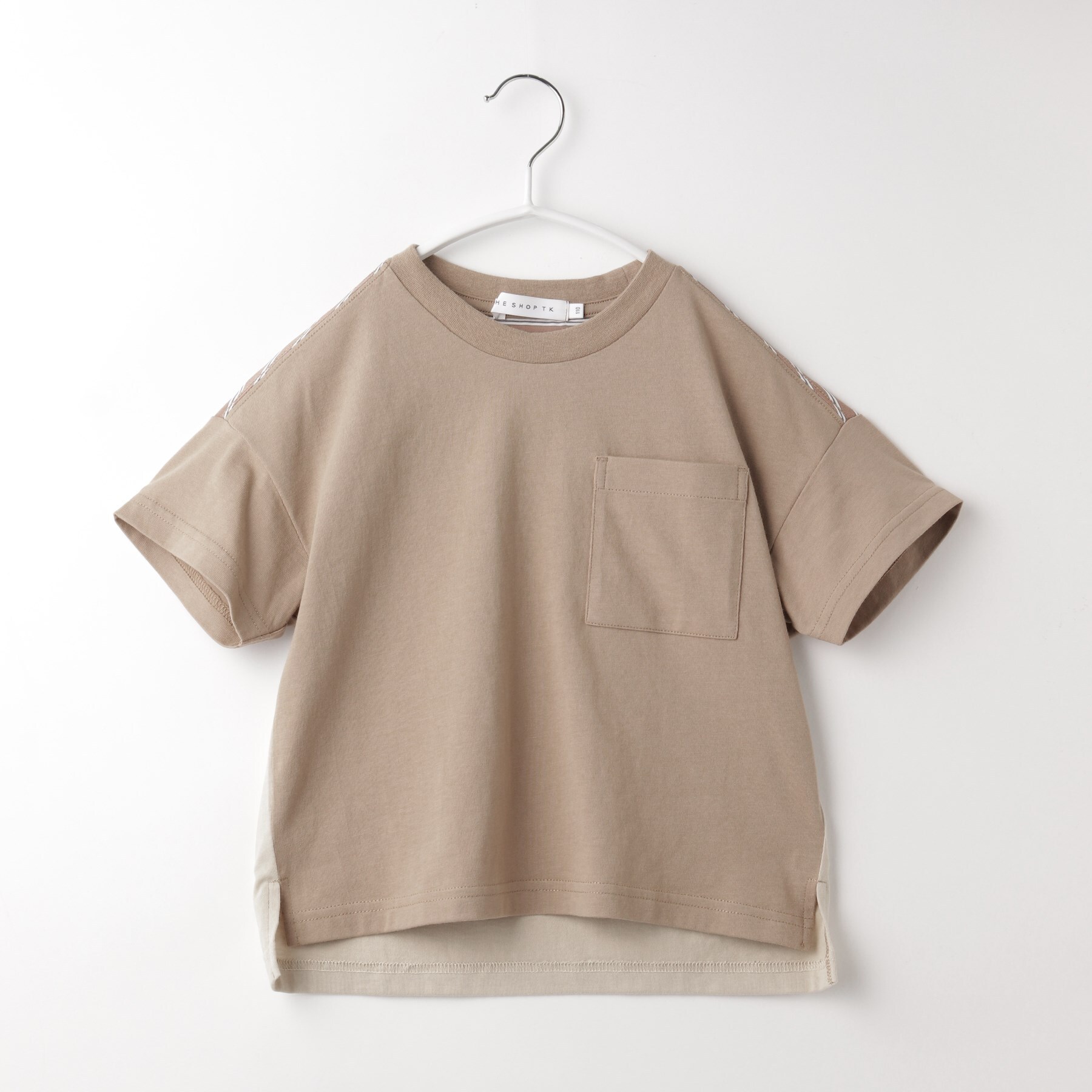 ザ ショップ ティーケー（キッズ）(THE SHOP TK(Kids))の【100-140】ストライプドッキングTシャツ18