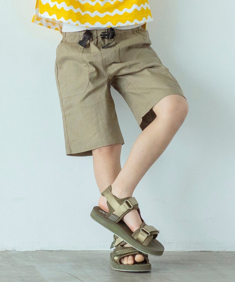 ザ ショップ ティーケー（キッズ）(THE SHOP TK(Kids))の【100-140】ストレッチハーフパンツ ベージュ(052)