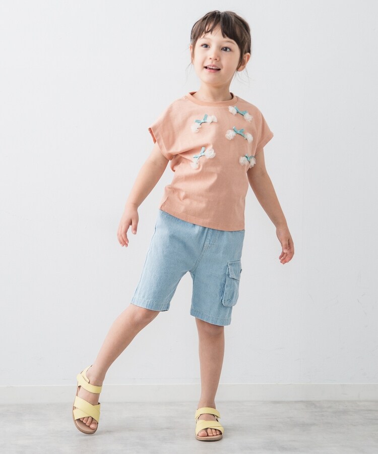 ザ ショップ ティーケー（キッズ）(THE SHOP TK(Kids))の【110-150】デニムハーフパンツ4