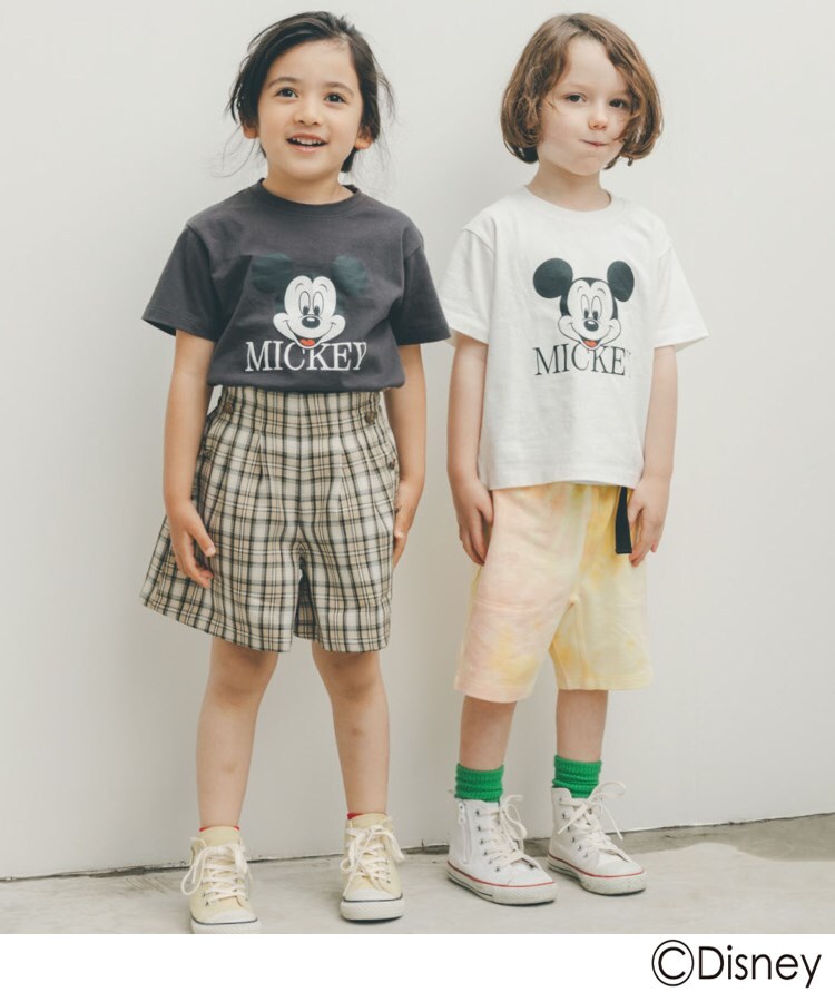 ザ ショップ ティーケー（キッズ）(THE SHOP TK(Kids))の【110-140／ママとお揃い】「ミッキーマウス」プリントTEE1