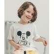 ザ ショップ ティーケー（キッズ）(THE SHOP TK(Kids))の【110-140／ママとお揃い】「ミッキーマウス」プリントTEE ホワイト(002)