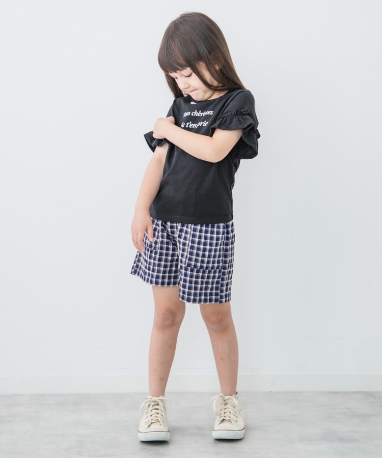 ザ ショップ ティーケー（キッズ）(THE SHOP TK(Kids))の【110-150】フロントモチーフ袖フリルTシャツ6