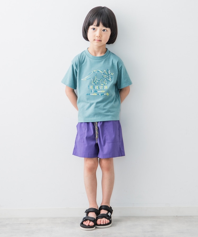 ザ ショップ ティーケー（キッズ）(THE SHOP TK(Kids))の【100-140】恐竜刺繍Tシャツ8