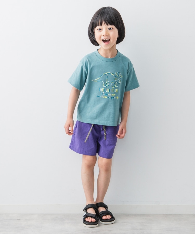 ザ ショップ ティーケー（キッズ）(THE SHOP TK(Kids))の【100-140】恐竜刺繍Tシャツ10
