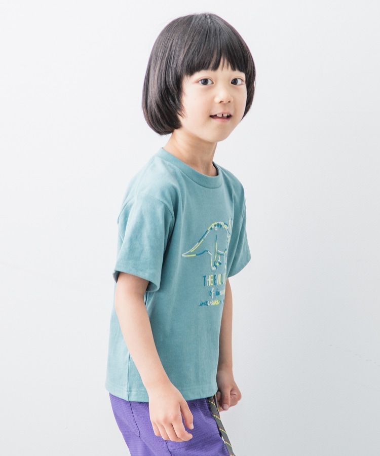 ザ ショップ ティーケー（キッズ）(THE SHOP TK(Kids))の【100-140】恐竜刺繍Tシャツ9