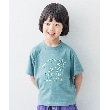 ザ ショップ ティーケー（キッズ）(THE SHOP TK(Kids))の【100-140】恐竜刺繍Tシャツ カーキ&グリーン(020)