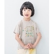 ザ ショップ ティーケー（キッズ）(THE SHOP TK(Kids))の【100-140】恐竜刺繍Tシャツ ベージュ(052)