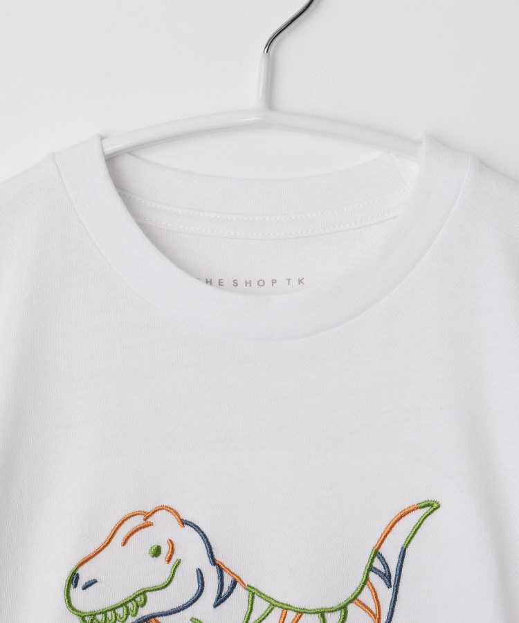 ザ ショップ ティーケー（キッズ）(THE SHOP TK(Kids))の【150-160】恐竜刺繍Tシャツ3