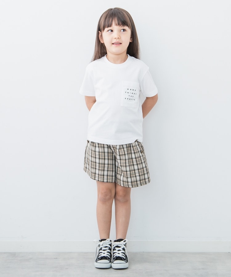 ザ ショップ ティーケー（キッズ）(THE SHOP TK(Kids))の【100-140】ポケットロゴ刺繍さらさらTシャツ8