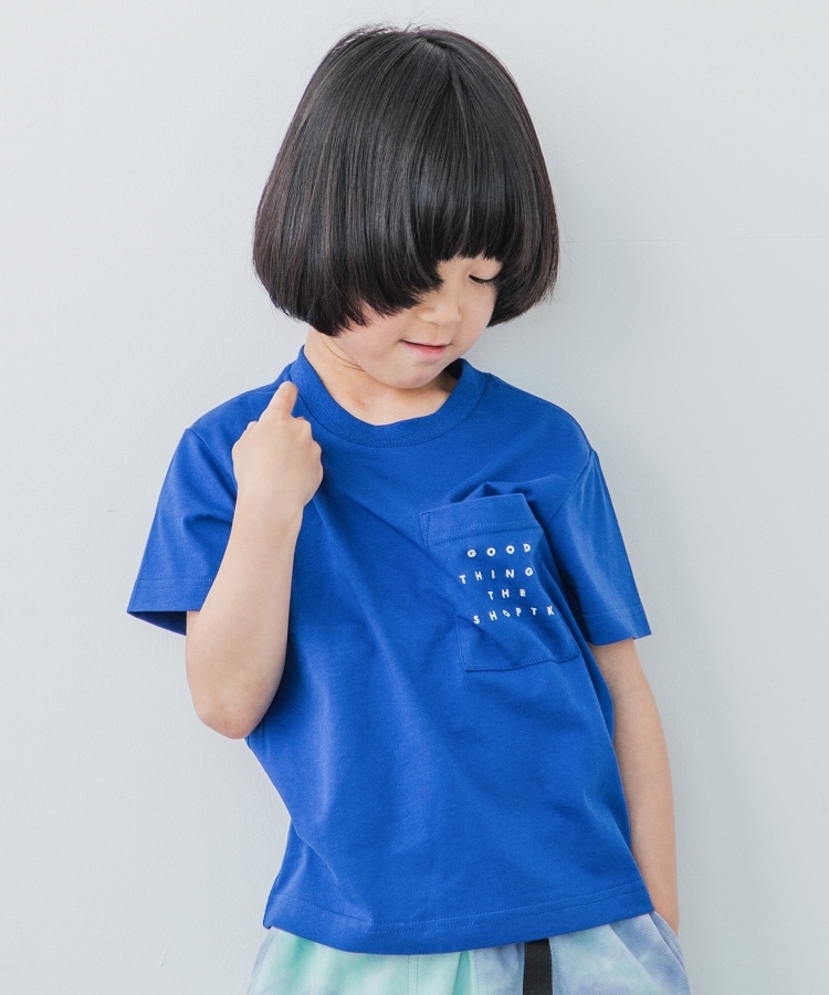 ザ ショップ ティーケー（キッズ）(THE SHOP TK(Kids))の【100-140】ポケットロゴ刺繍さらさらTシャツ12