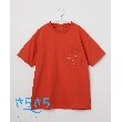 ザ ショップ ティーケー（キッズ）(THE SHOP TK(Kids))の【150-160】ポケットロゴ刺繍さらさらTシャツ オレンジ(067)