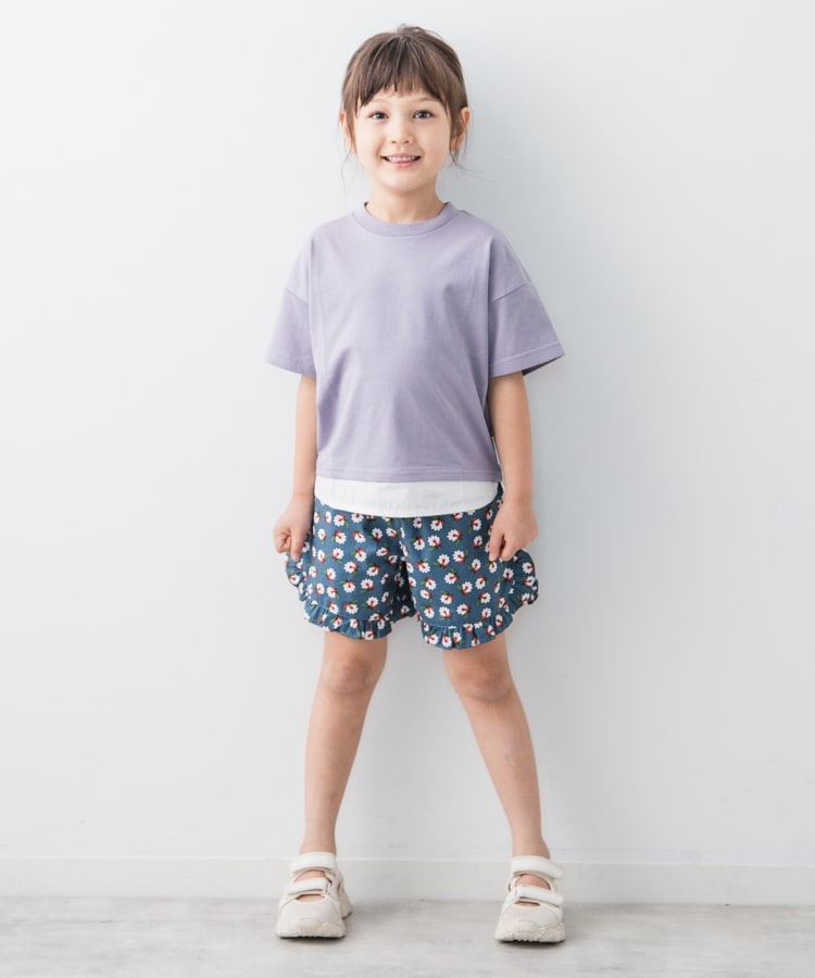 ザ ショップ ティーケー（キッズ）(THE SHOP TK(Kids))の【100-140／洗濯機洗い可】フェイクレイヤードさらさらTシャツ5