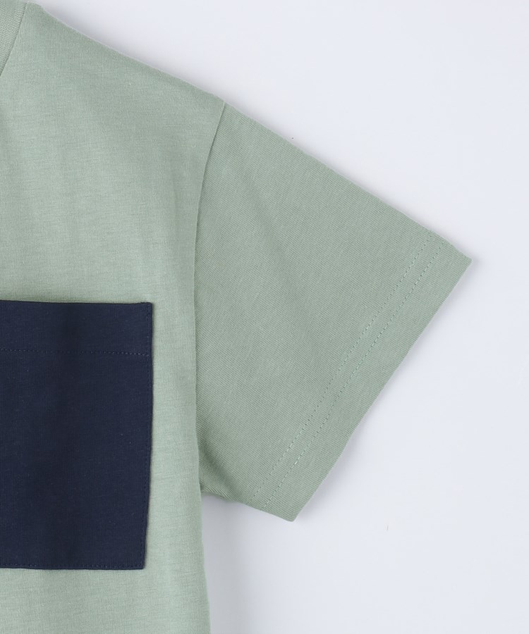 ザ ショップ ティーケー（キッズ）(THE SHOP TK(Kids))の【110－160/6色展開】配色ポケットTEE8