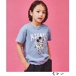 ザ ショップ ティーケー（キッズ）(THE SHOP TK(Kids))のDisney/【110-150/親子リンク】プリント半袖Tシャツ サックスブルー(190)