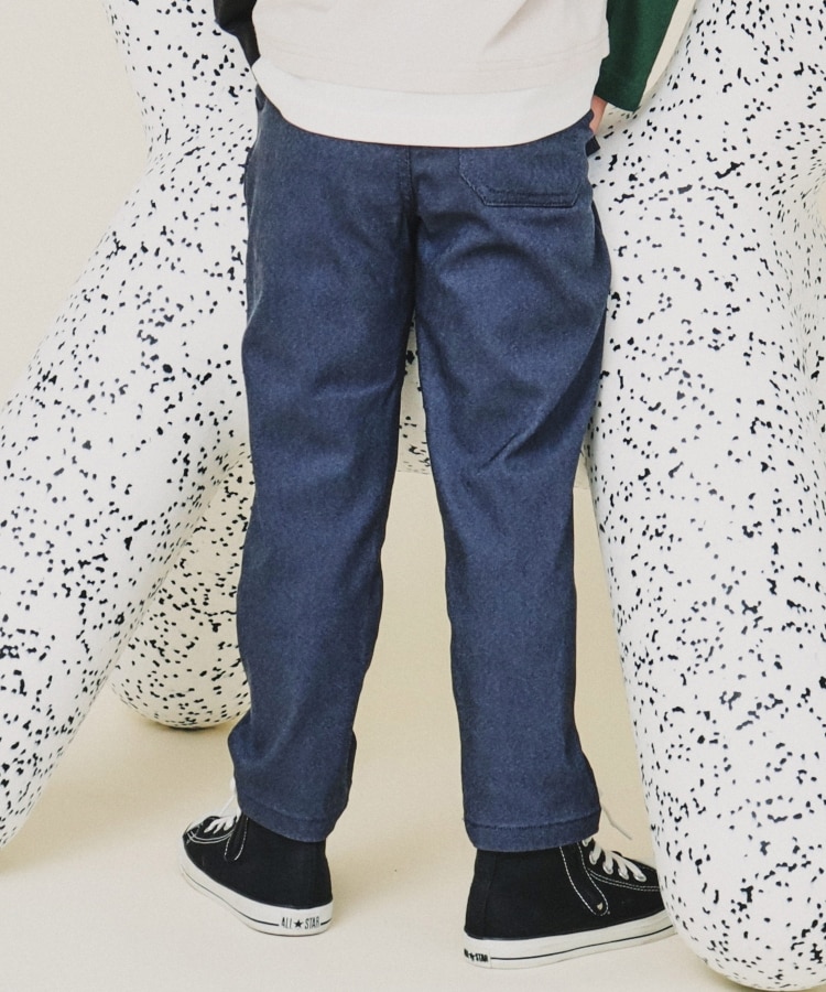 ザ ショップ ティーケー（キッズ）(THE SHOP TK(Kids))の【110-160】のびーるストレートパンツ/洗濯機OK ネイビー(094)