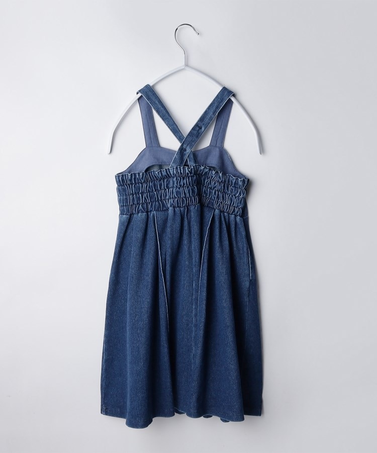 ザ ショップ ティーケー（キッズ）(THE SHOP TK(Kids))の【110－160/親子リンク】デニムジャンスカ/洗濯機OK11